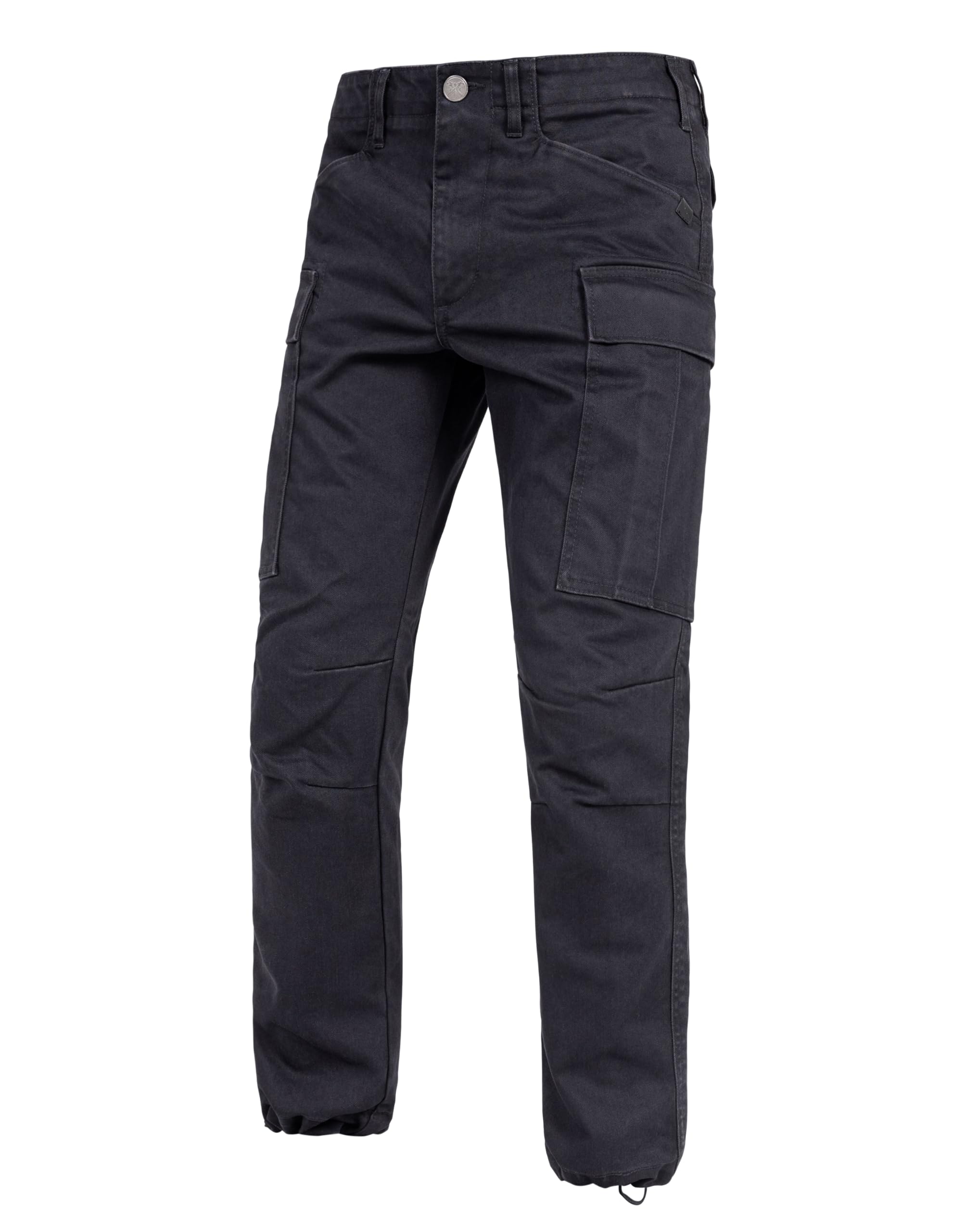 John Doe Jeans da moto Regular Cargo Mono XTM Straight Fit, Nero , 34W x 32L