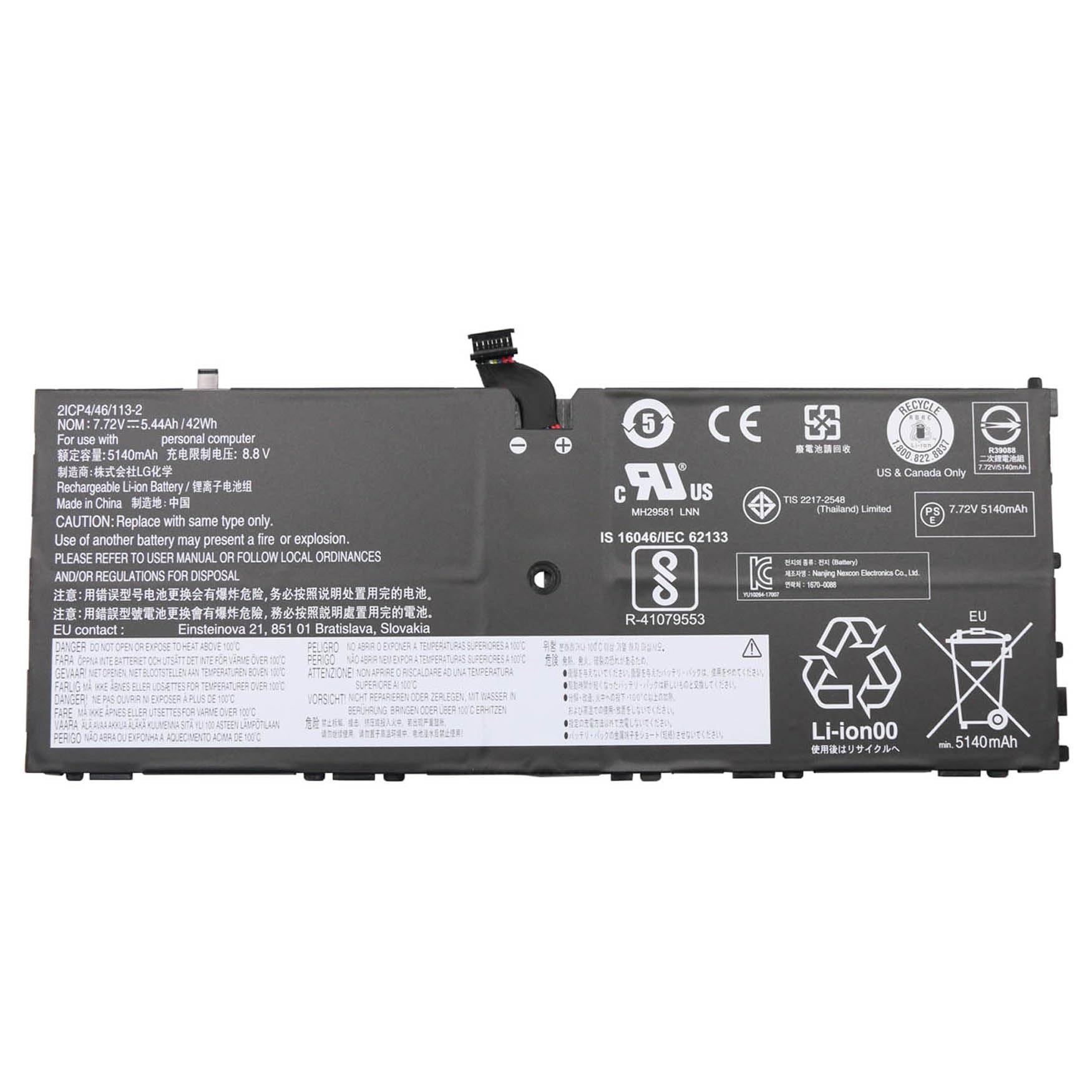 Amazon.com: FCZFCZ L16L4P91 Battery 42Wh 5440mAh Replacement for