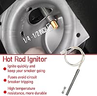 Vista 4 de Kit de ventilador de inducción para Pit Boss Traeger, kit de ventilador de inducción para Pit Boss Traeger, piezas de parrilla de pellets de madera