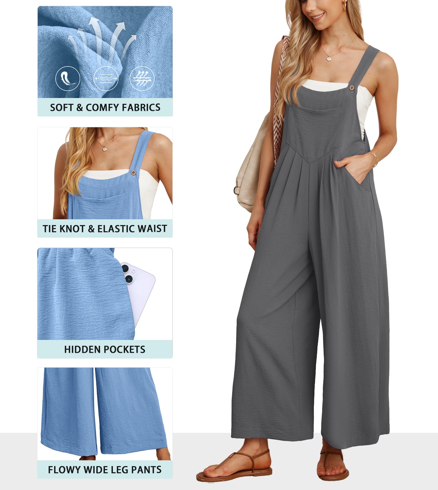 IWOLLENCE Salopette da donna per l'estate del Regno Unito, tuta tutina per gravidanza, maternità, sciolta, casual, da indossare per le vacanze, con tasche laterali, cinghie regolabili