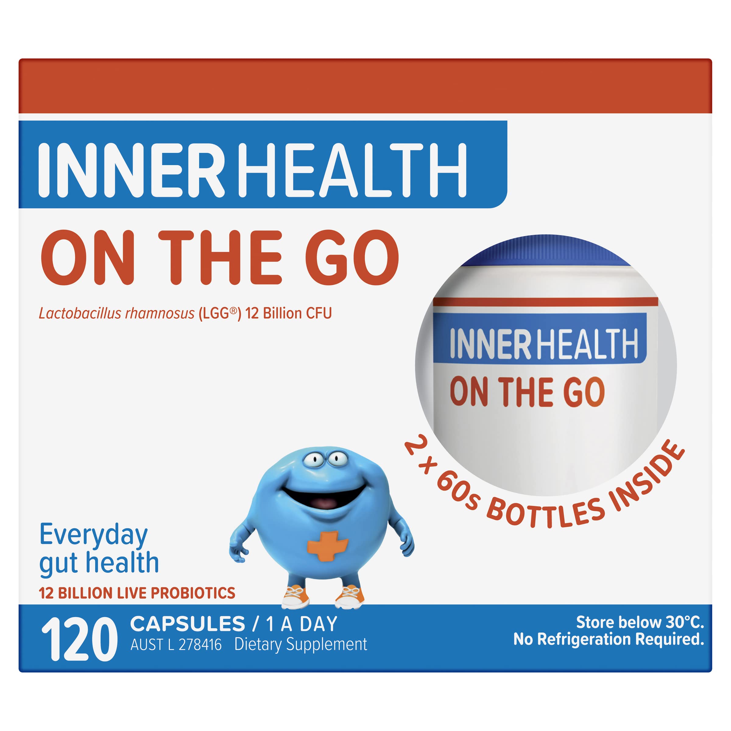 Ethical Nutrients Inner Health On The Go 120 Capsules