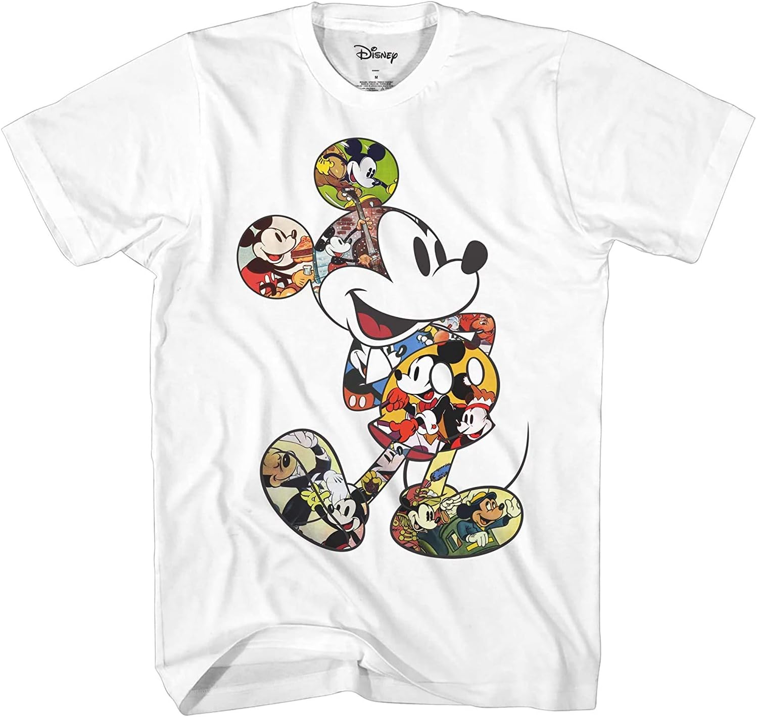 DisneyMickey Mouse Scene Me Vintage Classic Disneyland World Adult Tee Graphic T-Shirt for Men Tshirt Clothing