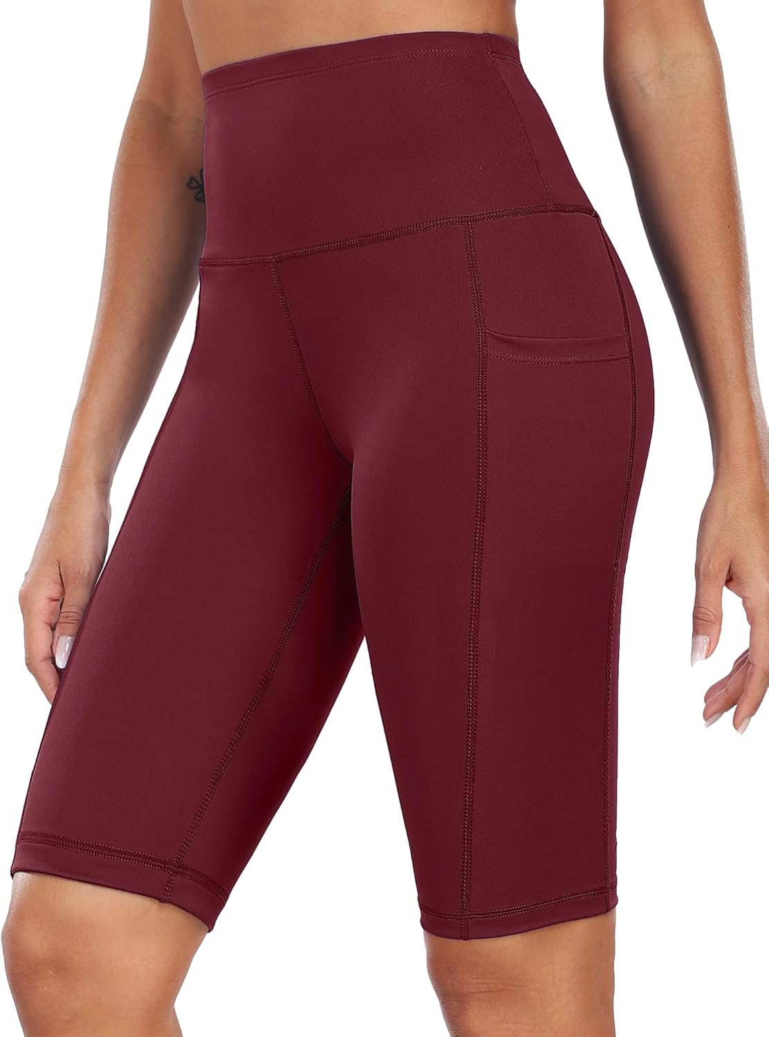 CADMUS 3/4 Pack Women Biker Compression Short Leggings for Yoga with Big Pockets - Image 2