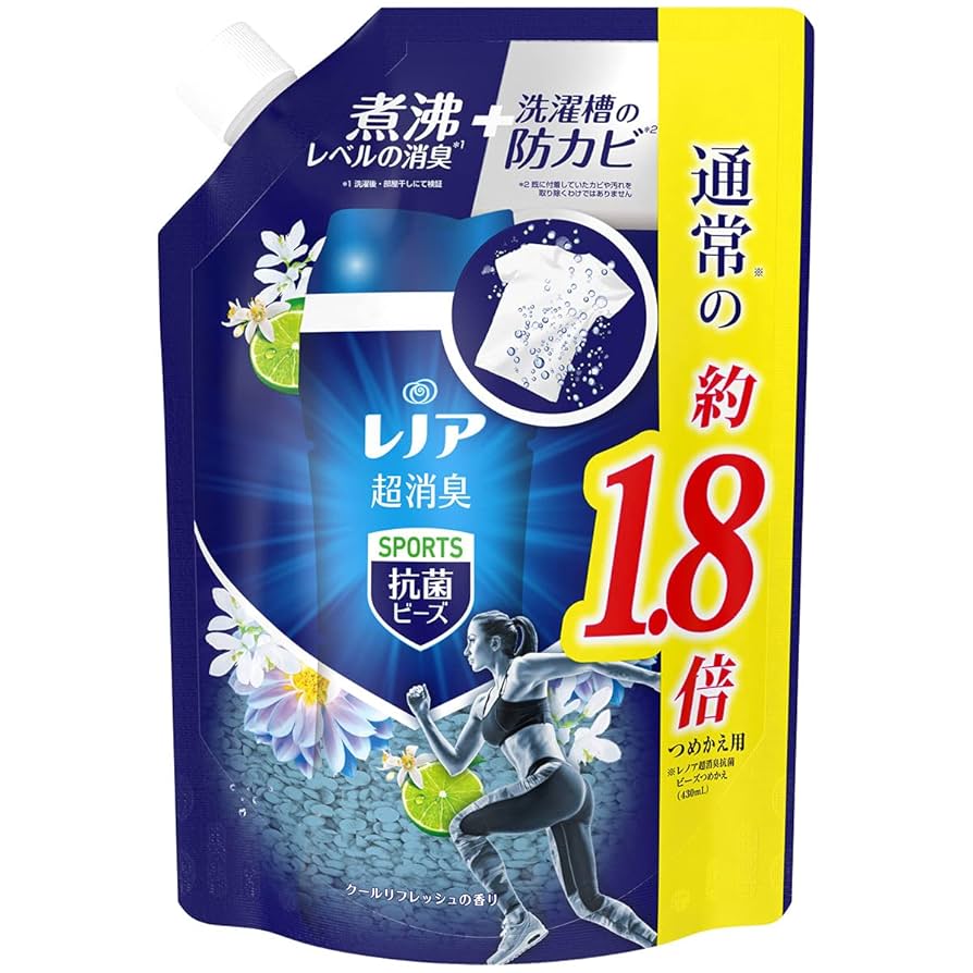 Amazon | レノア 超消臭+ 抗菌ビーズ スポーツ クール