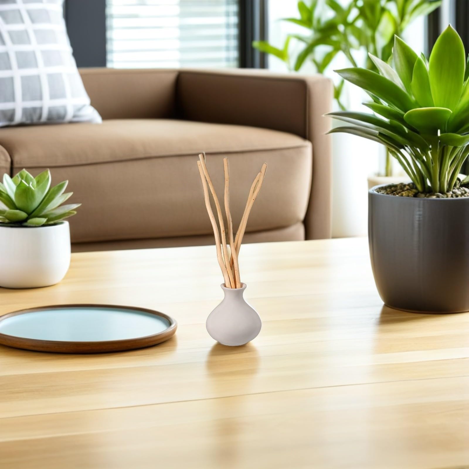 Toddmomy 100 Piezas Palitos de Ramitas de Madera para Manualidades y Decoración Rústica, Material Natural Adecuado para Salones y Jardinería