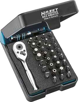 Amazon | HAZET(ハゼット) ラチェットハンドル付 ビットセット差込角