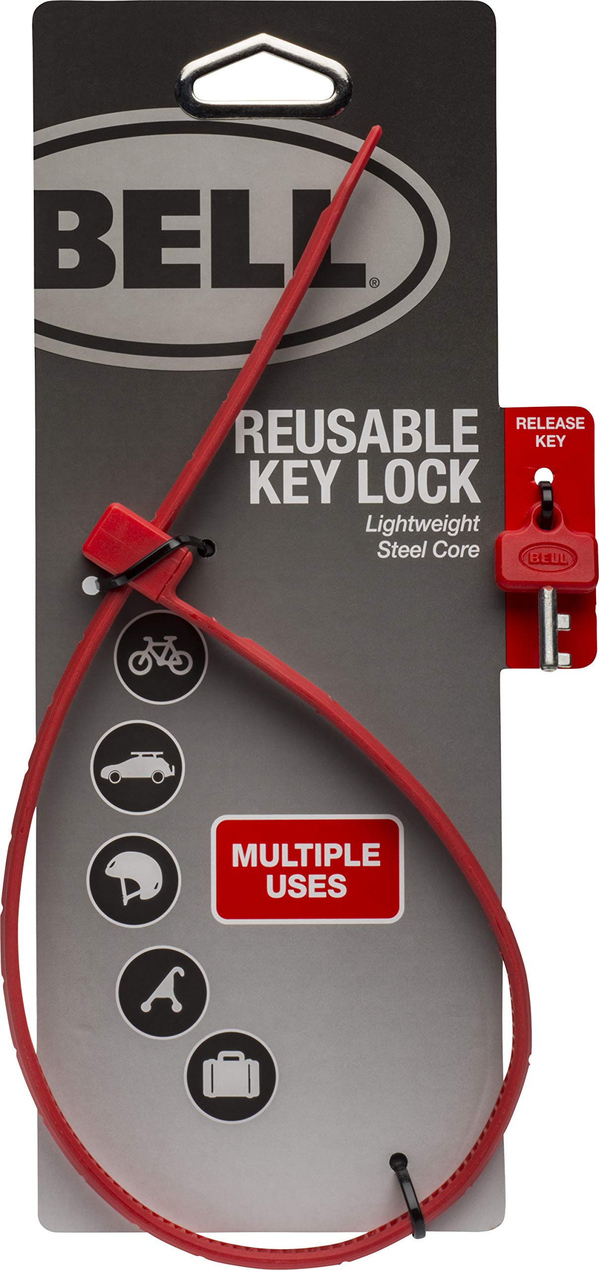 Zip Tie Bell Bike Lock Reset Bicycle Lock QuickZip Combo Lock - Main Image