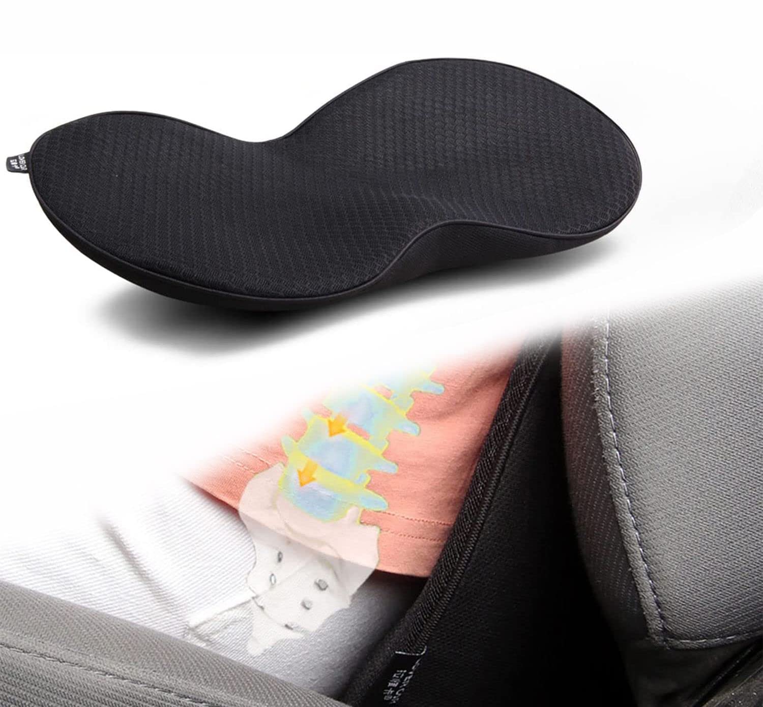 SYOSI Car Seat Cushion, Memory Foam Car Seat Pad, Sciatica, and Lower Back  Pain Relief, Car Seat Cushions for Driving, Road Trip Essentials for