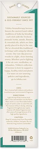 Vista 75 de Triloka Incienso original, sándalo, 10 varillas