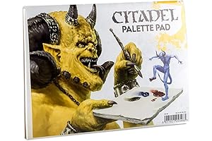 Games Workshop: Advanced Citadel Palette Pad for Seamless War Color Mixing