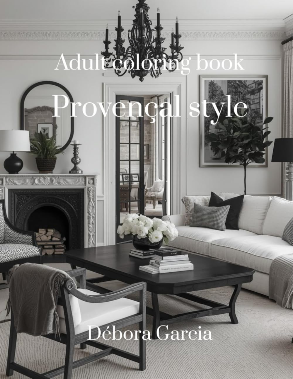 Adult Coloring book Provençal Style (architectural styles)