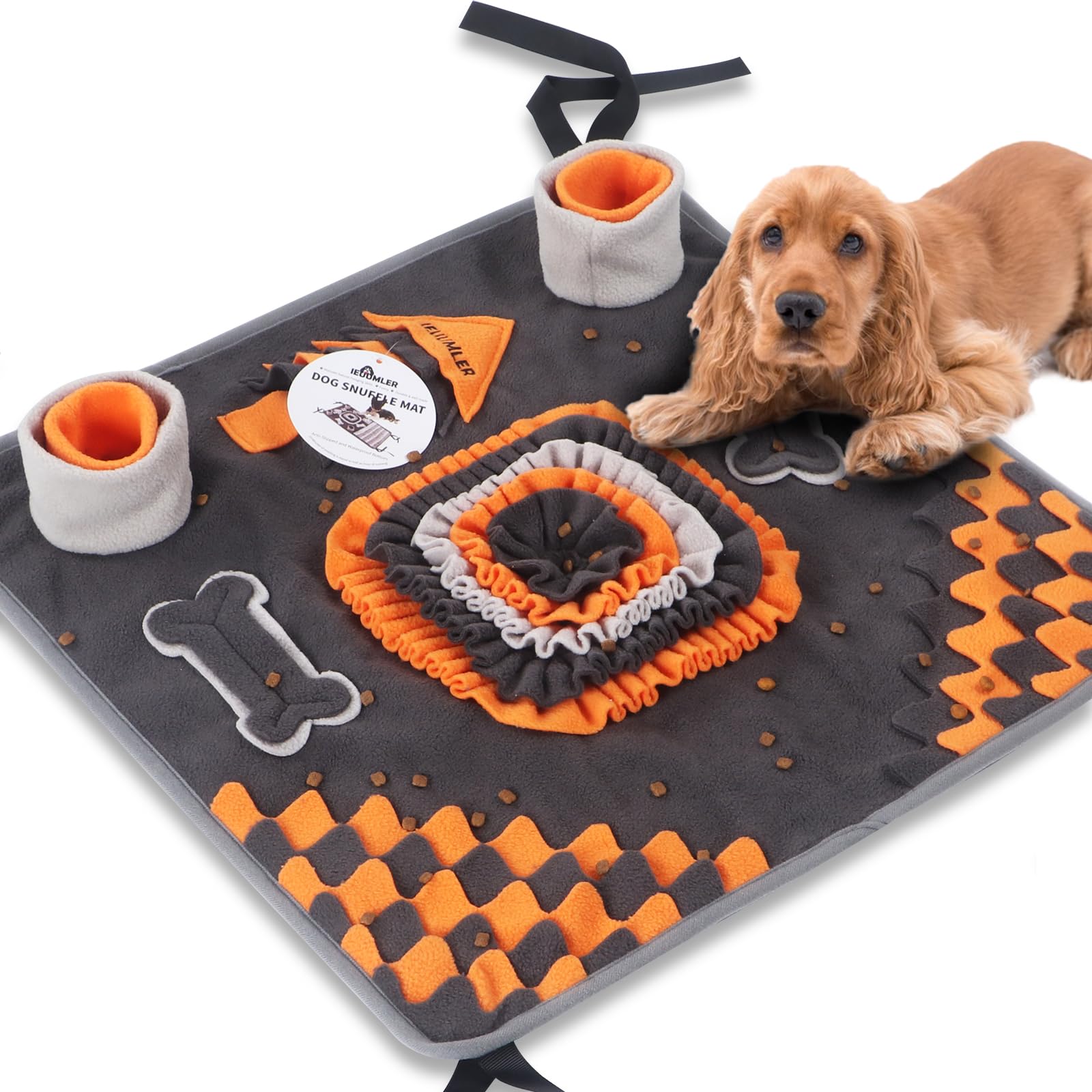 Tappetino Sniffing Per Cani IEUUMLER - Gioco Di Intelligenza Per Ridurre Stress E Noia, 80x53 Cm - Foto 10
