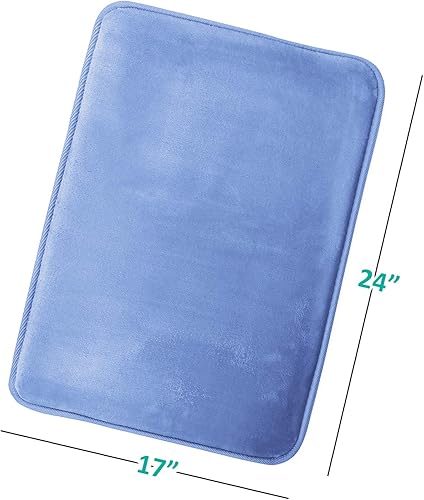 Miniatura 3 de Alfombras de Baño Clara Clark, Alfombrilla de Baño de Espuma Viscoelástica de Terciopelo, Antideslizante, Lavable a Máquina - Se Seca Rápidamente,