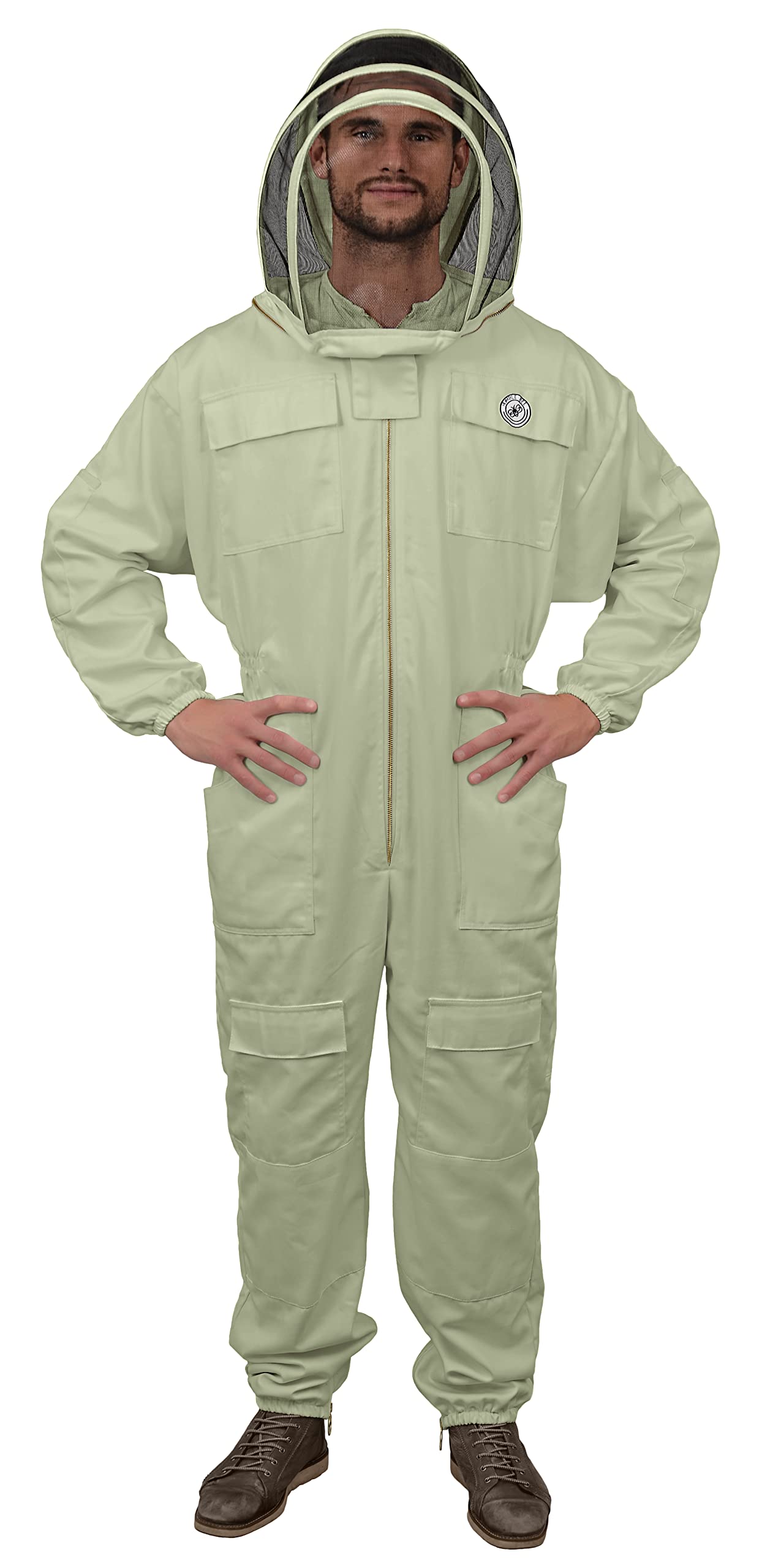 Humble Bee 411 Polycotton kombinezon pszczelarski z welonem szermierkowym, 5XL