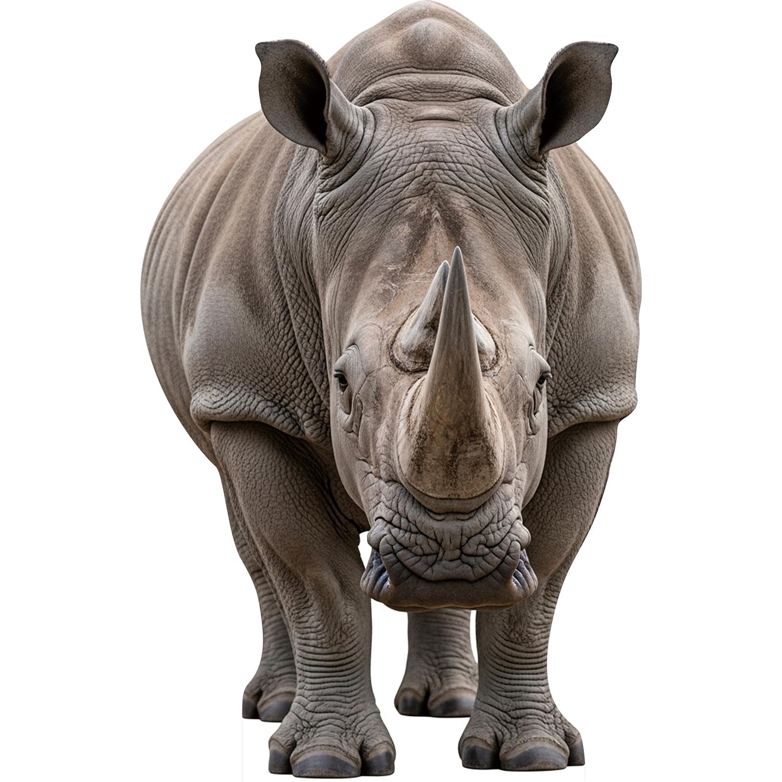 Rhino 3FT Life Size Cardboard Cutout Standup, for Party Decor
