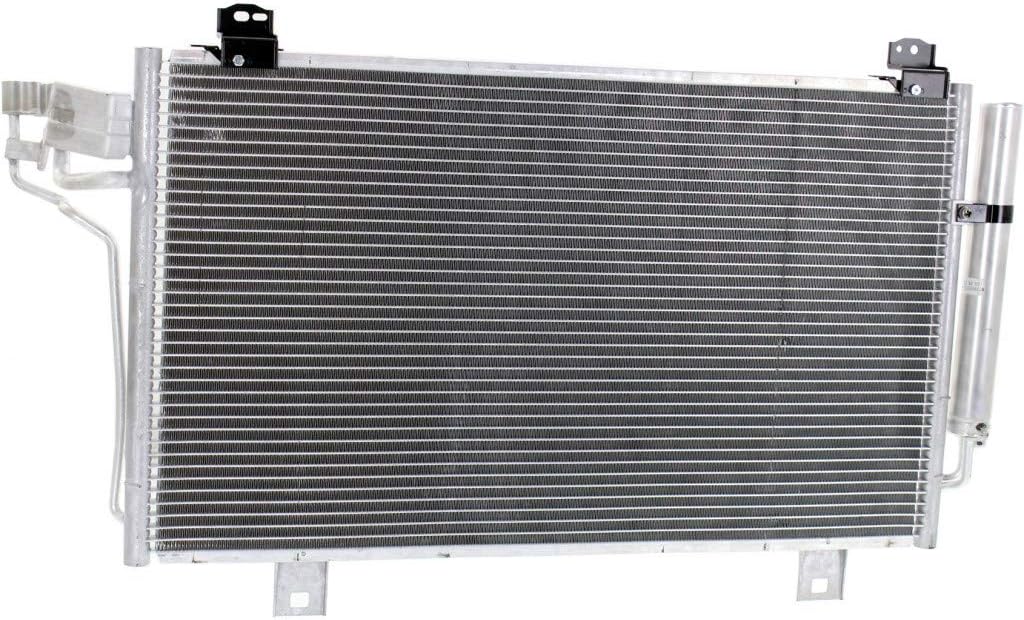 For Mazda 6/3 / 3 Sport A/C Condenser 2014 15 16 2017 | Aluminum Core Material | Parallel Flow Type | w/Receiver Drier | Sedan | Replaces DPI# 4243 | MA3030162 | GHR161480B