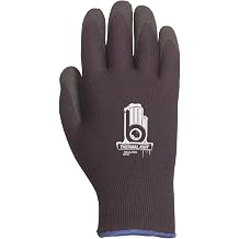 Bellingham C4001BKL Insulated Thermal Knit Work Glove, HPT PVC Water Repellent Palm, Large, Black