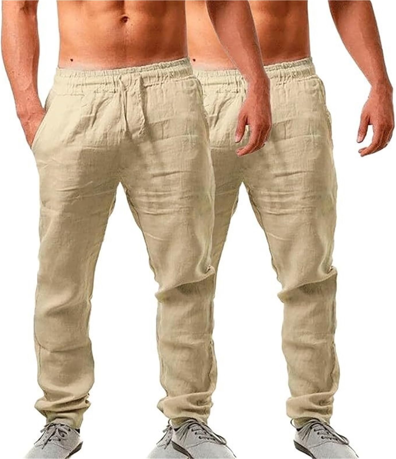 Pantalons de jogging amples hommes résolvant le manque d'espace
