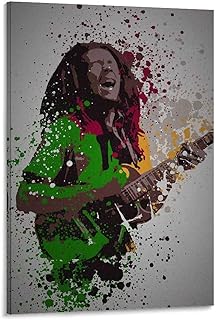 AAOO Poster decorativo da parete Bob Marley Bob Marley 20 x 30 cm