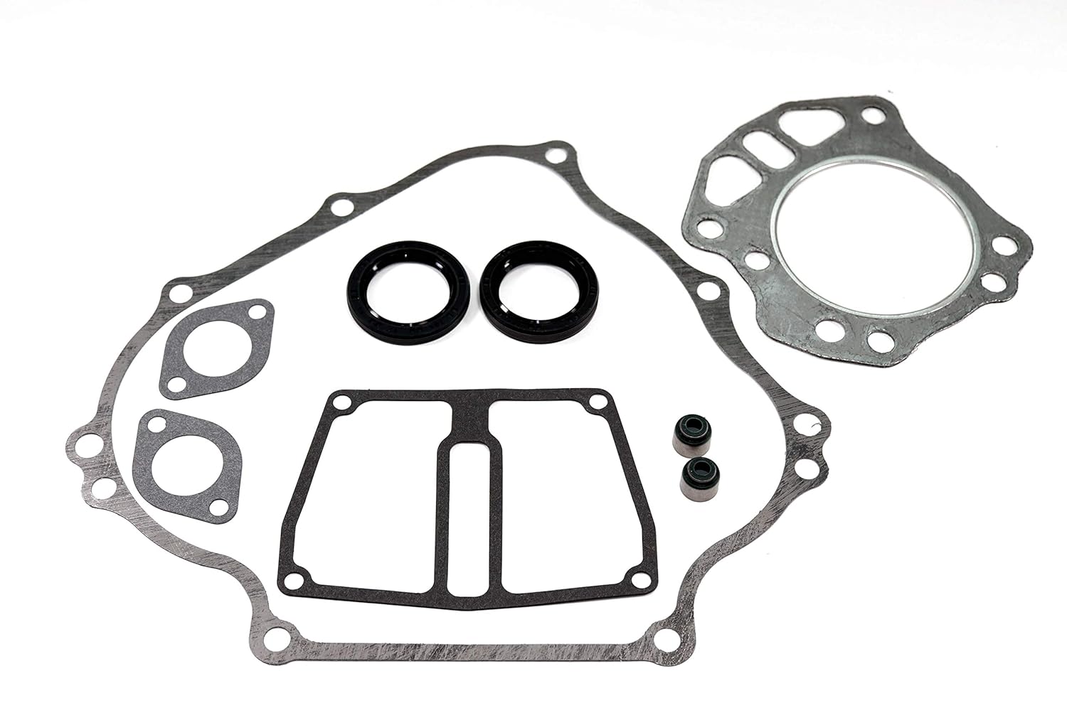 Compatible with Kawasaki Mule 600/610 / SX Engine Gasket Rebuild Kit with Oil Seals - KAF400