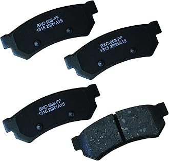 Bendix Premium SBC1315 Ceramic Rear Brake Pads for Chevrolet Optra 2010-2007, Suzuki Forenza 2008-2007, Reno 2008-2007