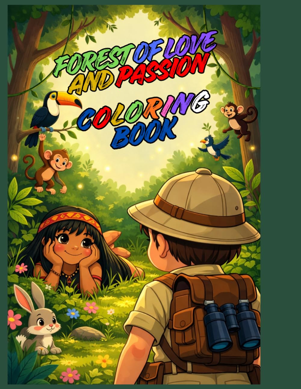 COLORING BOOK: FOREST OF LOVE AND PASSION