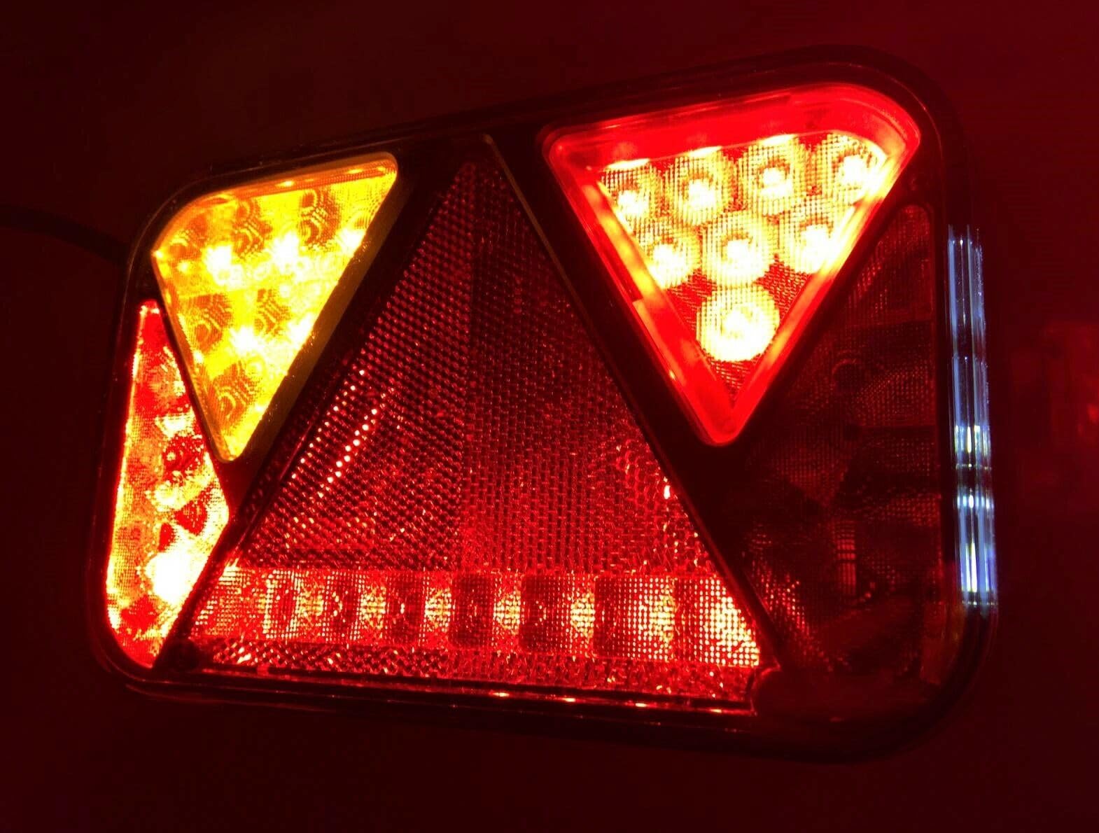 Led Rückleuchten 24 V LED Rückleuchten Set 12V/24V Für PKW & Anhänger – 4 Funktionen, Von KMR 12V 24V Rücklicht Set Für Anhänger PKW Mit 4 Funktionen