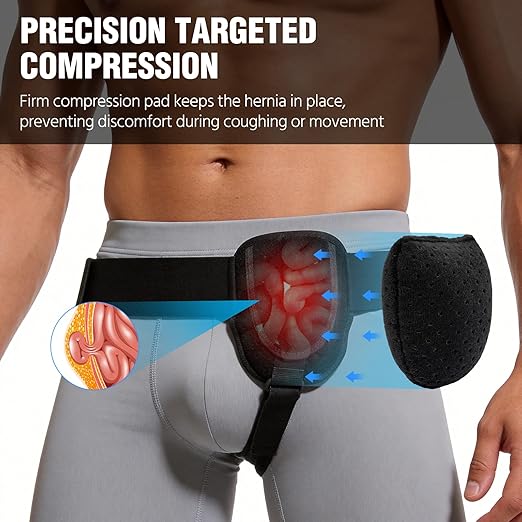 Faja Inguinal Hombre Mujer Ajustable Post Cirugía con Compresa miniatura 2