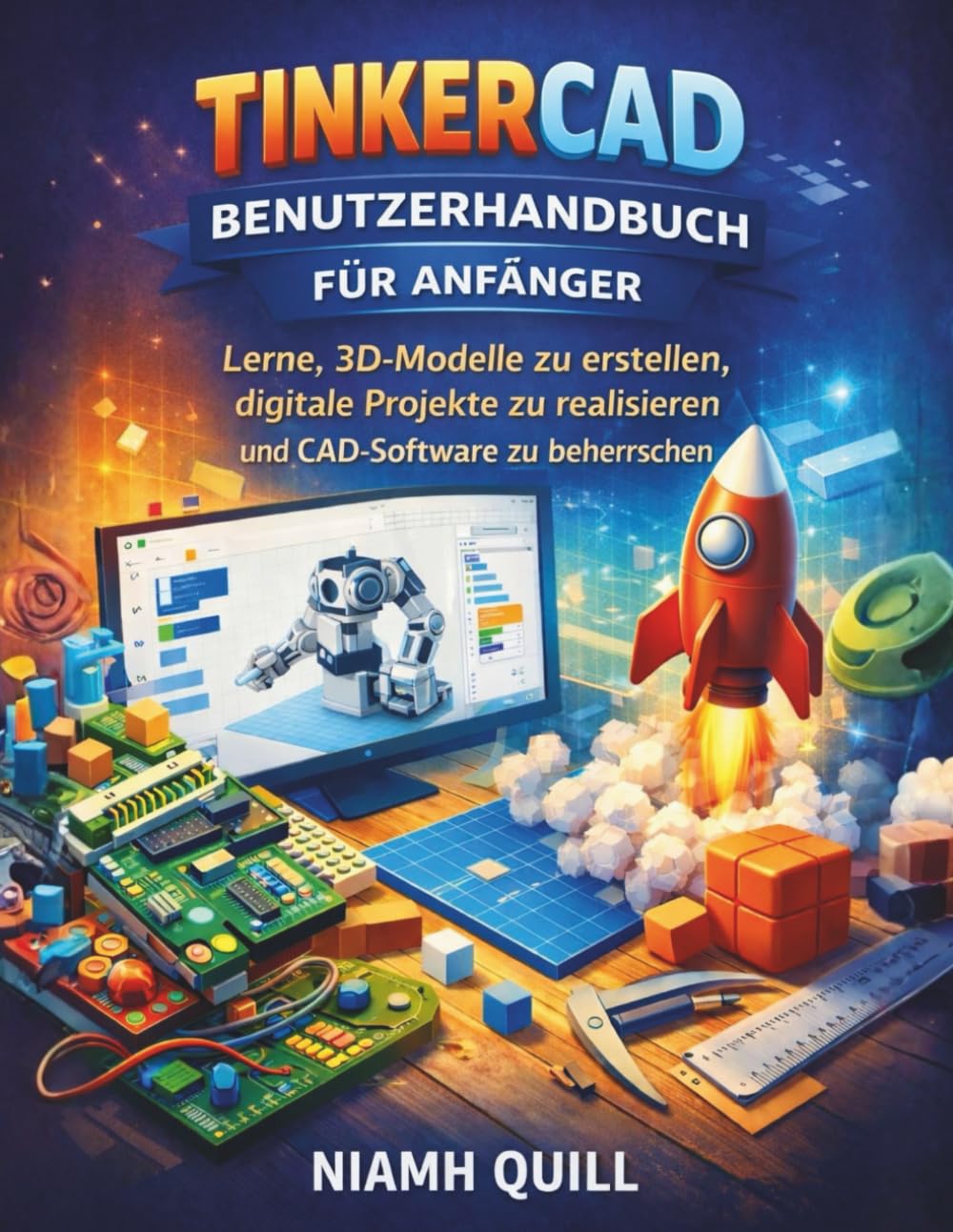 TINKERCAD-BENUTZERHANDBUCH FÜR ANFÄNGER: Lerne, 3D-Modelle zu erstellen, digitale Projekte zu realisieren und CAD-Software zu beherrschen
