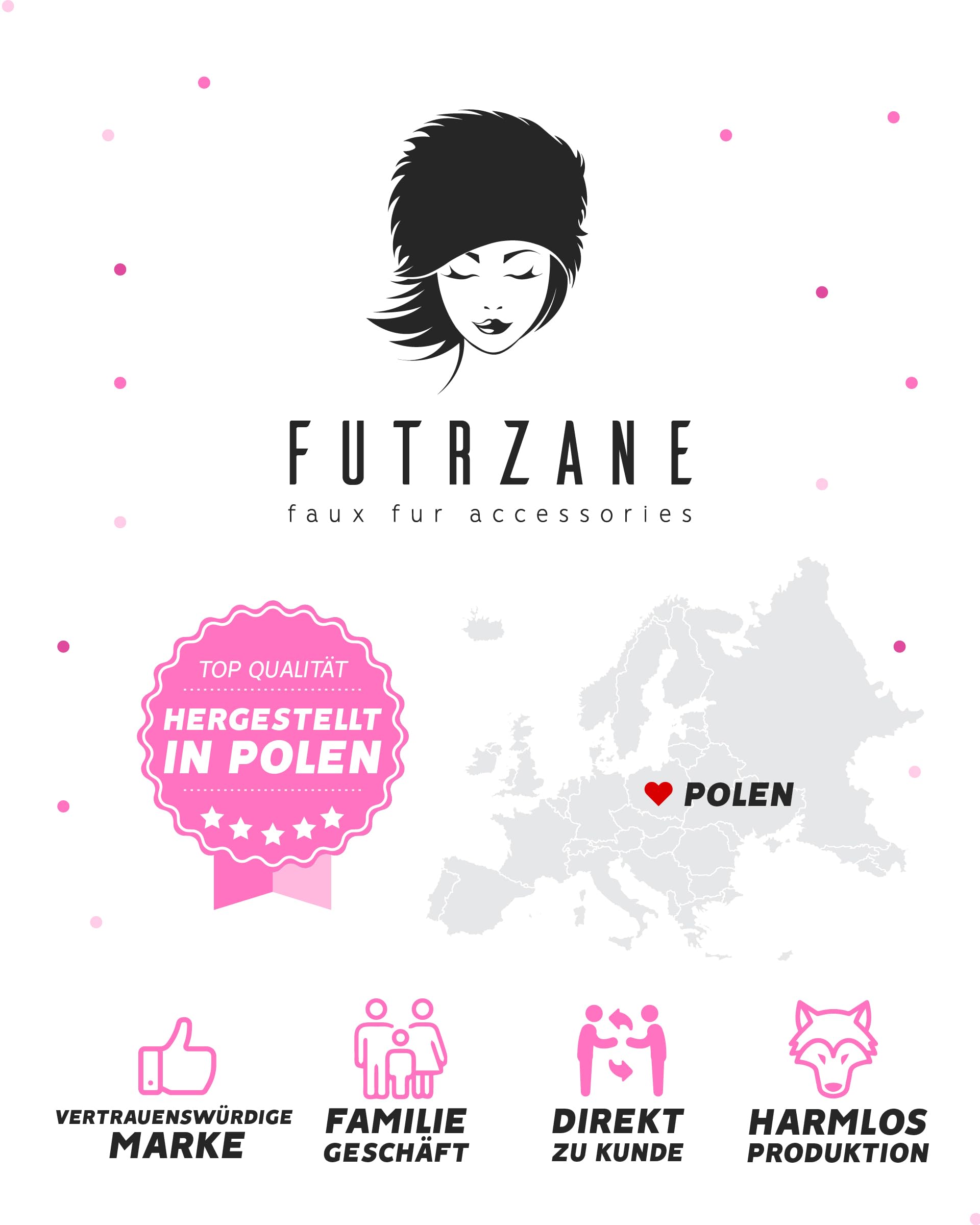 Futrzane Kosakenmütze Damen Winter Russische Mütze Pelz