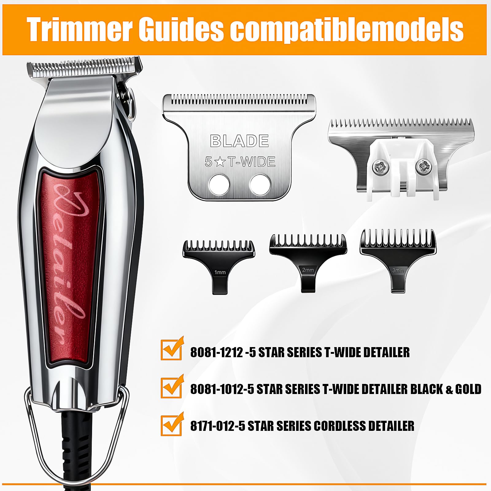 Amazon.com: #2215 T Wide Adjustable Trimmer Blades for Wahl 5 Star