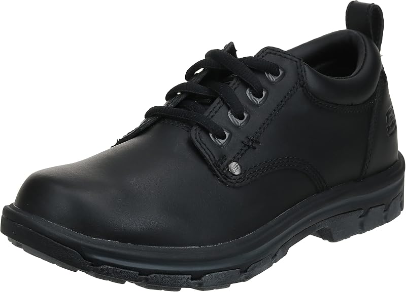Skechers Segment Rilar Oxford para hombre | Informal, corte relajado, espuma viscoelástica con gel, cuero Oxford, cordones