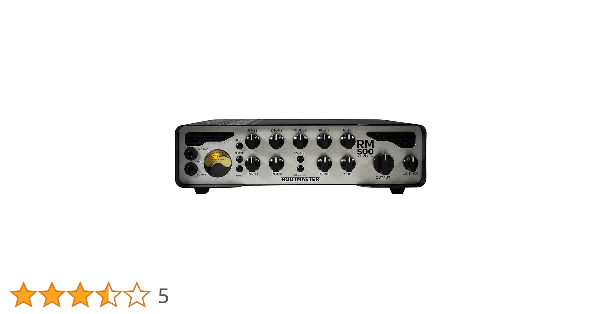 Amazon | Ashdown アッシュダウン 500W ベースアンプヘッド RM-500 EVO