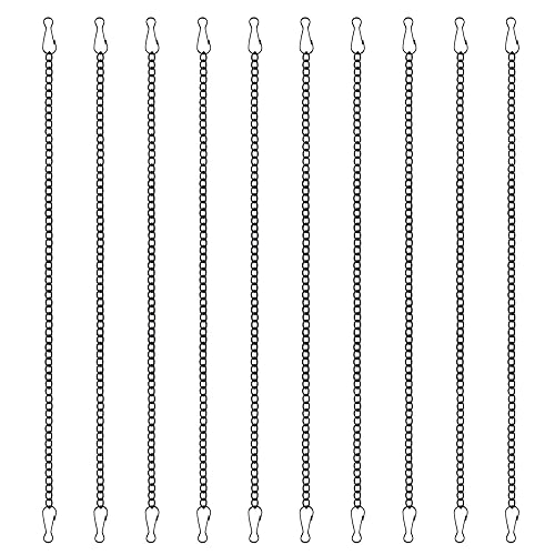 10PCS 20 Inch Stained Glass Window Hanging Chain, Metal Chain