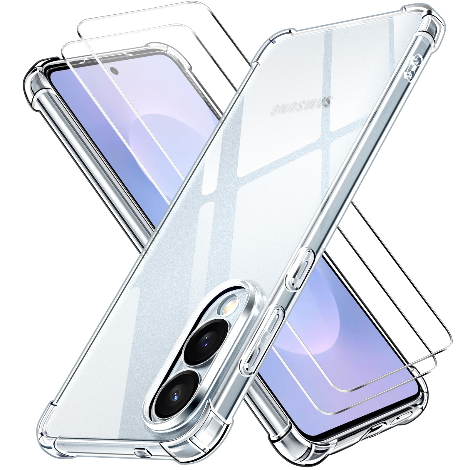 ivoler Clara Funda para iPhone 17, con 2 Piezas Cristal Templado, [Protección Militar] Anti-Amarillo Carcasa Antigolpes Bumper Case Cover - Transparente — view 31