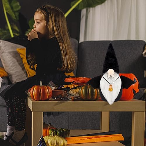 Miniatura 5 de Gnomo de murciélago de Halloween para decoración de Halloween