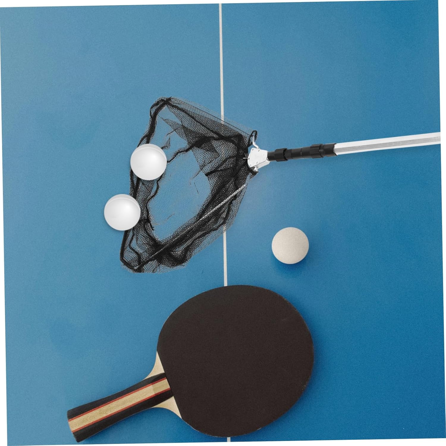 Telescopic Table Tennis Ball Picker Portable Ball Collector Tool for Indoor Outdoor Easy to Carry Efficient