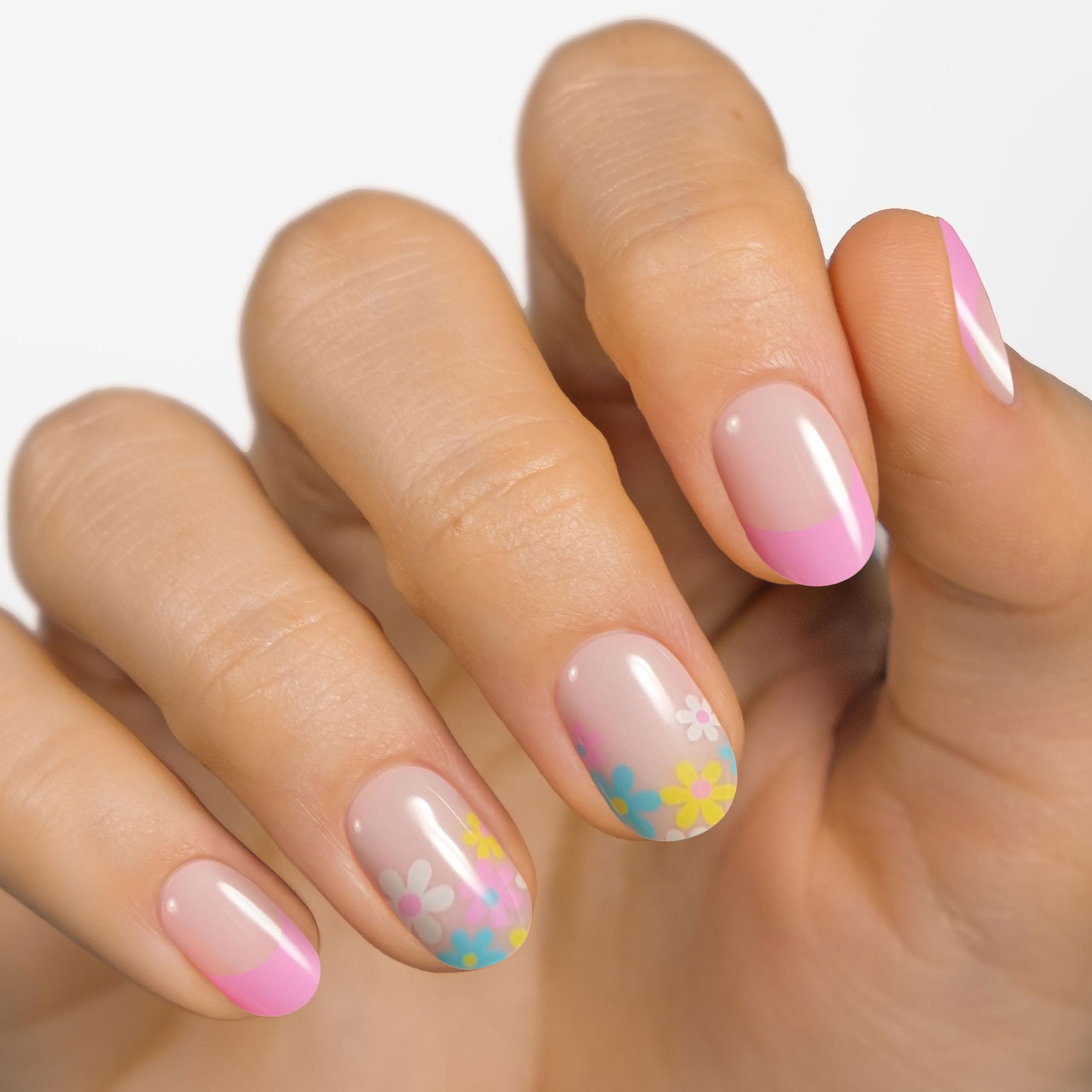 MOYOU LONDON Semi Cured Gel Nail Strips, 20 Pcs. Waterproof Gel Nail Wraps, Cures in Sunlight or UV/LED Lamp - Image 2