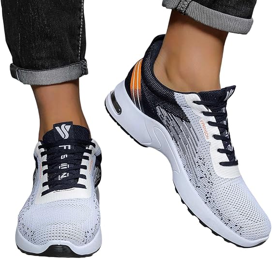 Bigcardesigns Mesh Running Shoes - Lightweight Sneakers For Men & Women, Breathable Funky Trainers - View #2