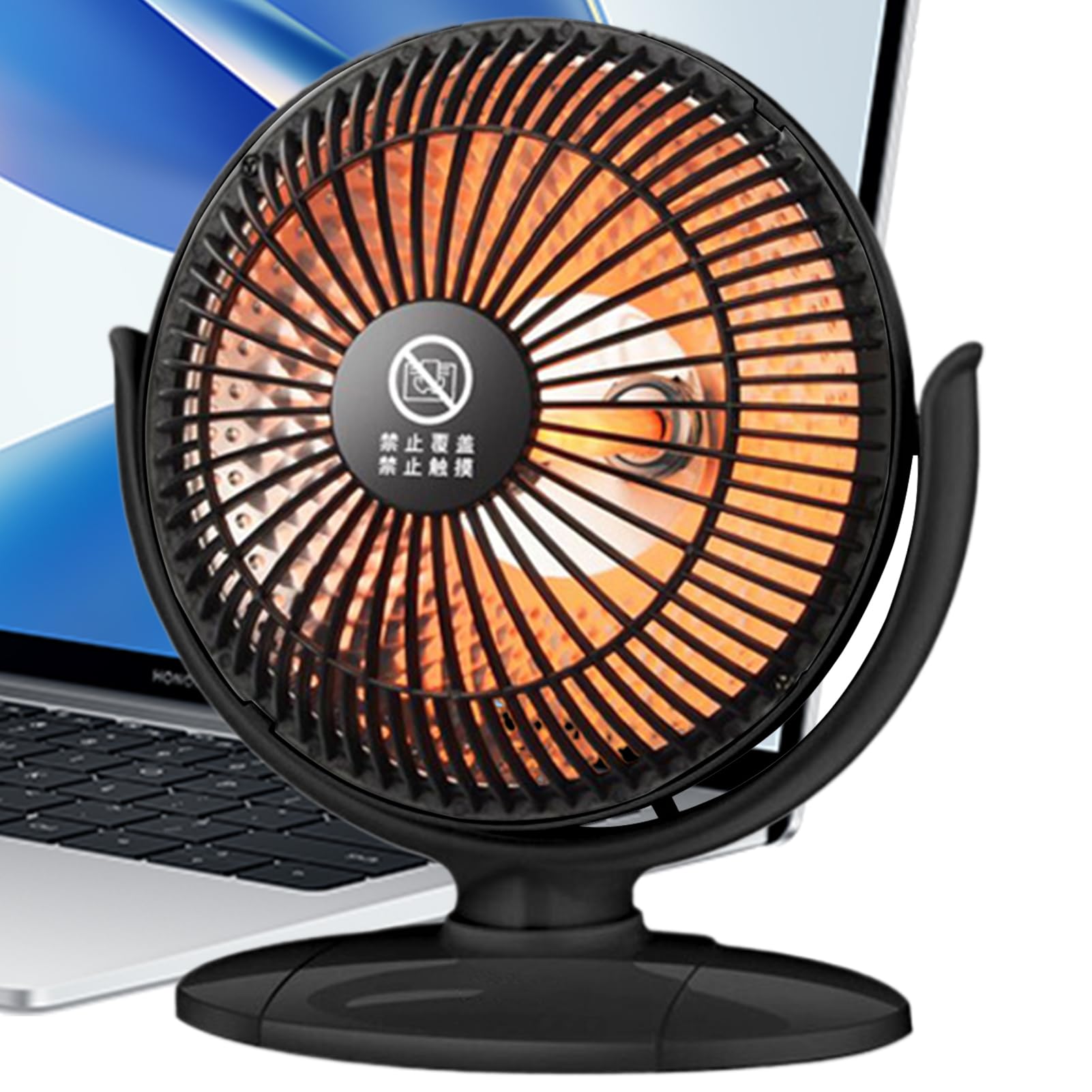 Calor ajustable: Calentador de escritorio, alimentado por USB, calentador eléctrico, calefactor compacto, ahorro de energía, funcionamiento silencioso con protección contra sobrecalentamiento de