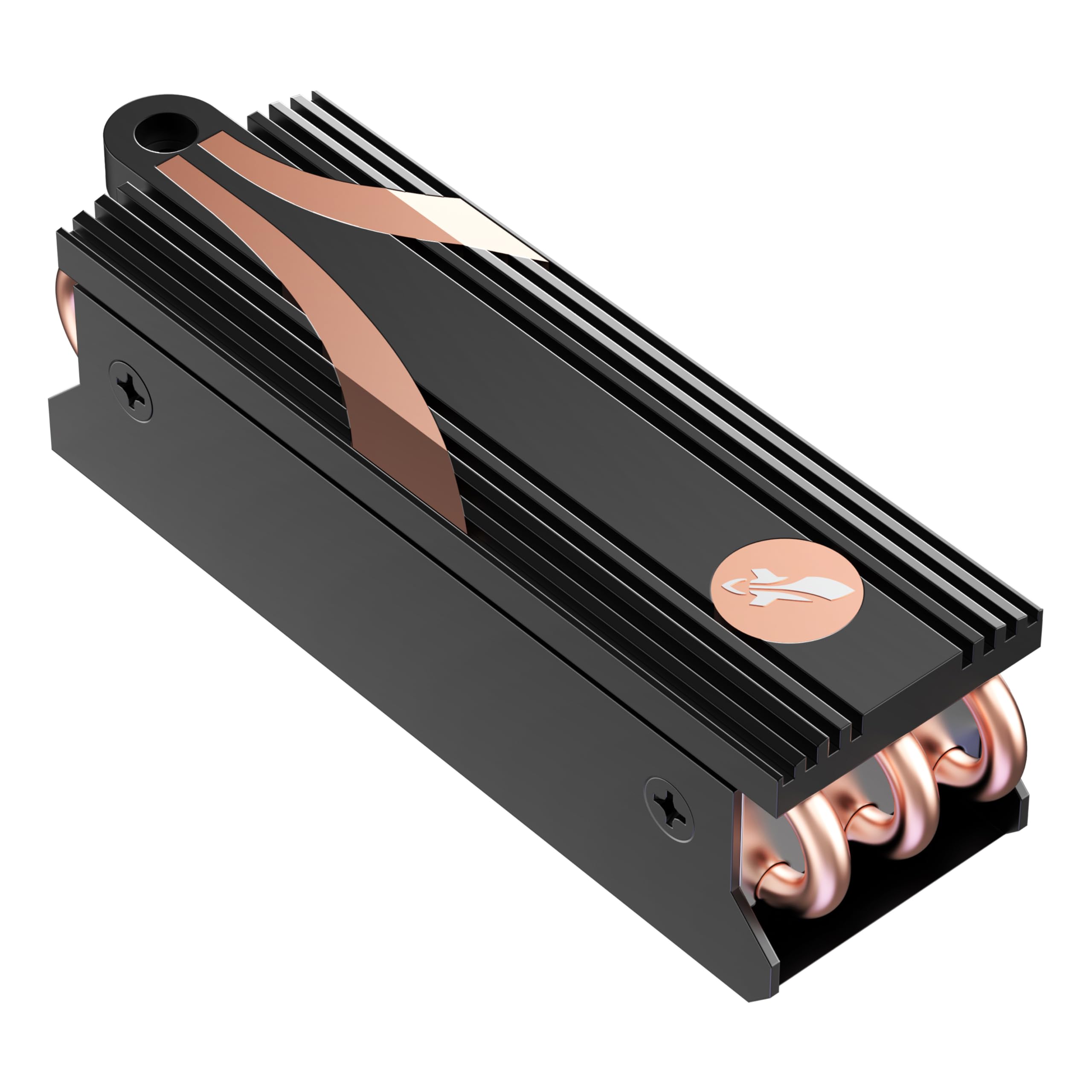 Radiateur M.2 2242 Pour SSD NVME – Dissipateur Aluminium – Silicium Thermique Inclus – Noir