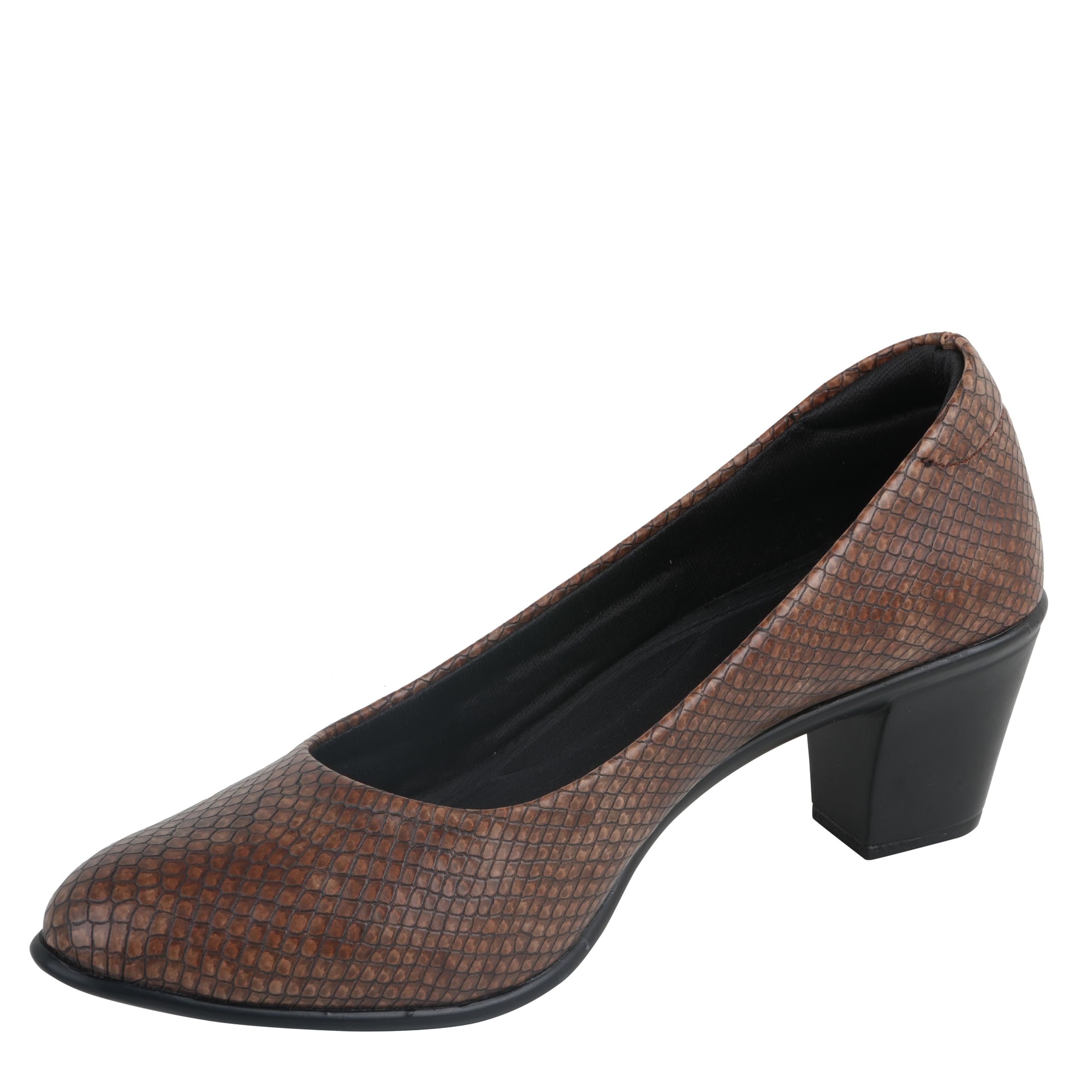 Women's Block Heel Pumps | Comfortable Formal Office Wear Shoes | Lightweight Slip-On Heels-picture-29