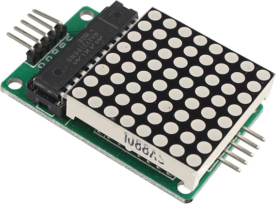 MAX7219 Dot Matrix MCU LED Display Control Module Kit Compatible with Arduino With Dupont Cable