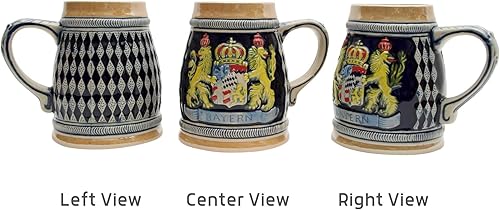 Miniatura 4 de Taza de cerveza grabada con escudo alemán de E.H.G de E.H.G, de la marca Bayern de la marca German Bayern