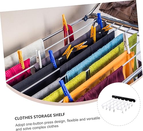 Miniatura 8 de 1pc ropa interior estante de almacenamiento A296 poste gancho Pp toalla