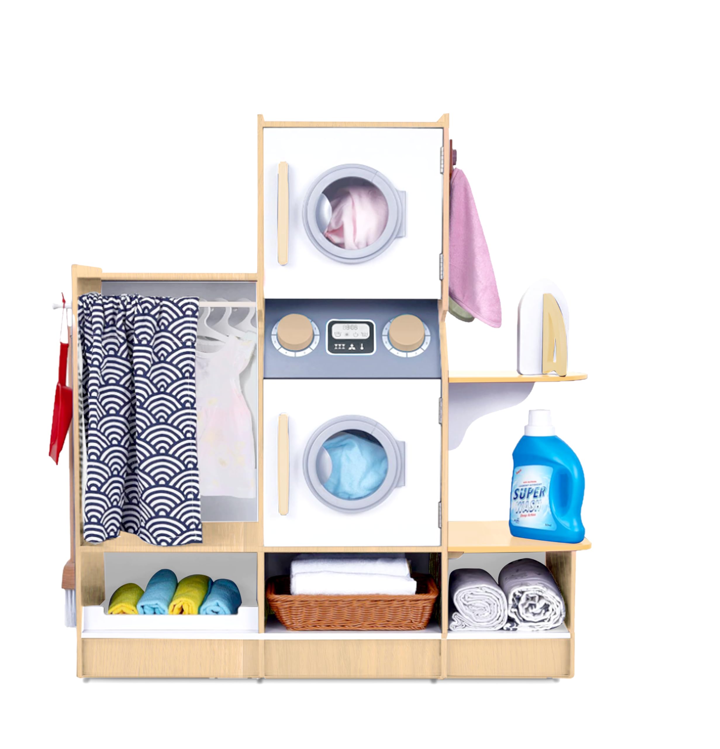 Kit De Cocina Para Niños Lil' Jumbl Juego De Lavadora Y Secadora