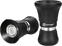 AUTOMAN Heavy Duty Fireman Garden Hose Nozzle 2 Pack - Adjustable High Pressure Spray for Car Wash, Plants, Pets & Cleaning