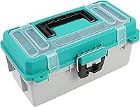 Sheffield 12671 13" Tackle Box - Versatile Organizer for Fishing Lures, Tools, Crafts & Art Supplies, Stackable, Made in USA