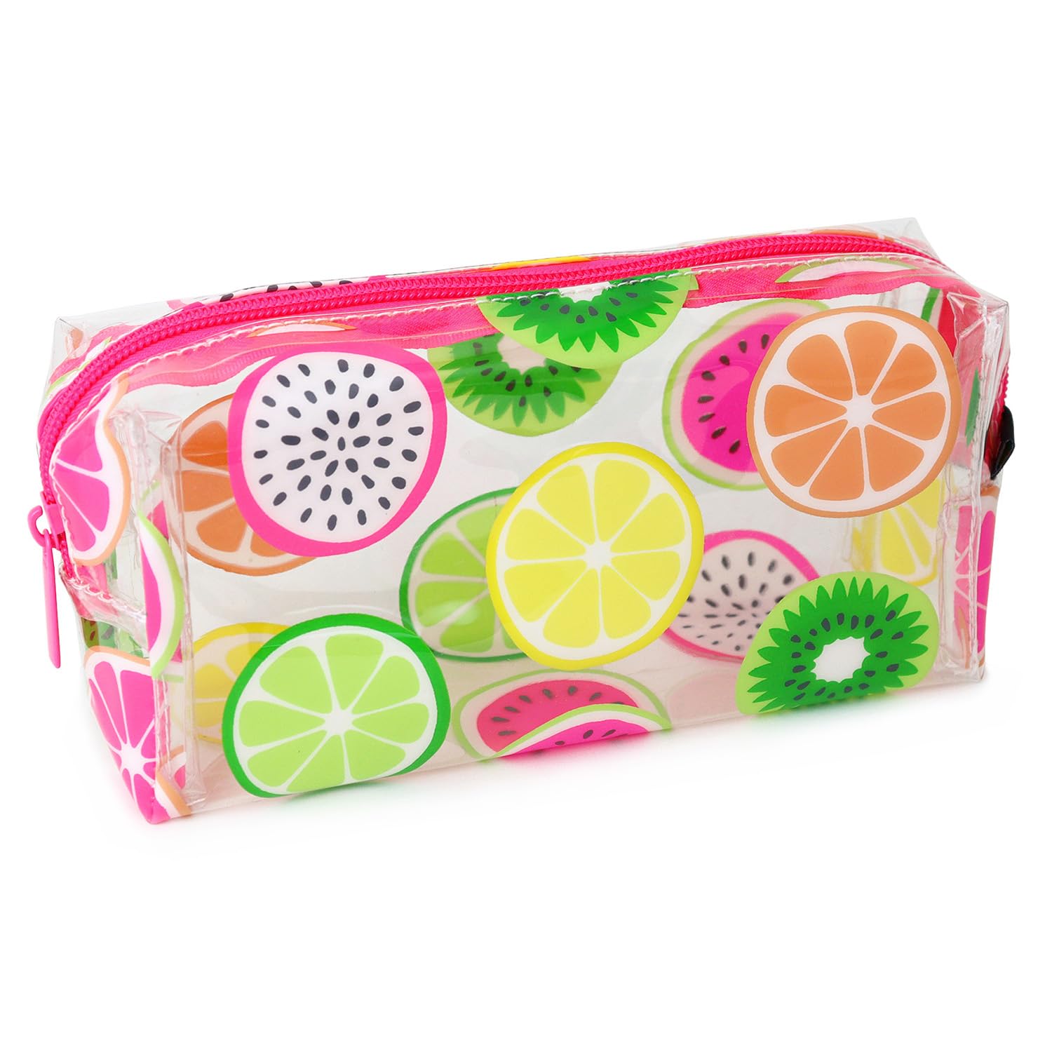 Fashion Stationery Pencil Case for Girls or Teenagers Students Fruit Slices Pencil Cases for Secondary School Supplies Stationary Storage Case or Cosmetic Travel Toiletries Makeup Bag