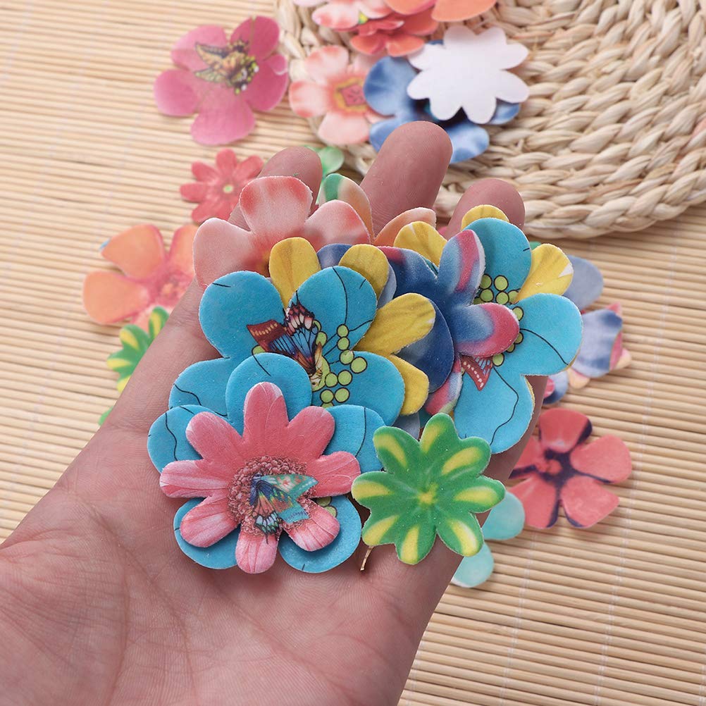 Buy BESTonZON 360Pcs Edible Cake Topper Paper Flower Cupcake Decor